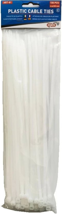 Lidhese Plastike 300x4.6mm Bardha