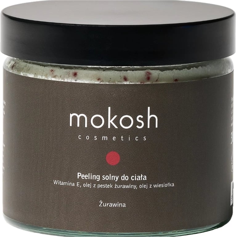 Scrub trupi për femra Mokosh Cranberry Body Salt, 300g