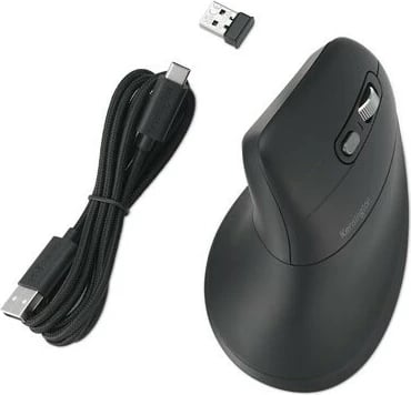 Maus Kensington Pro Fit Ergo MY630 EQ, vertikal, wireless + Bluetooth, 2400 DPI, i zi