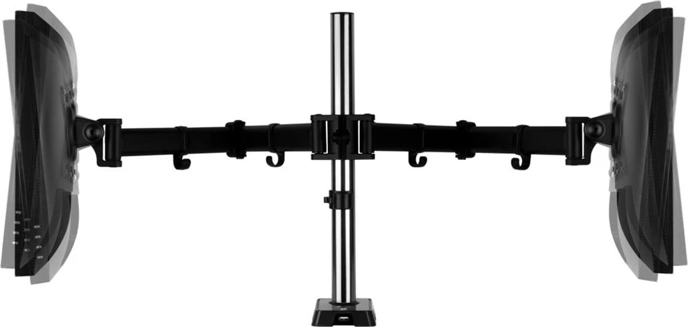 Krah monitori i dyfishtë Arctic Z2 (Gen 3) me USB Hub, Alumini
