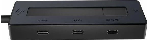 Stacion dokimi HP 4K USB-C Multiport Hub, ngjyrë e zezë