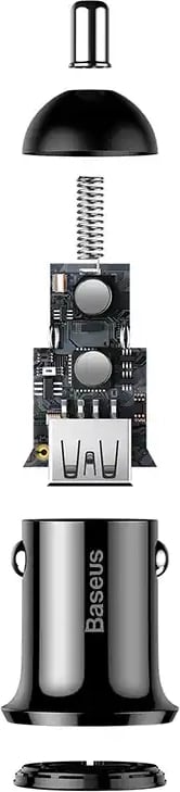 Karikues veture Baseus Grain Pro CCALLP-01, 2x USB-A, 24W, argjend