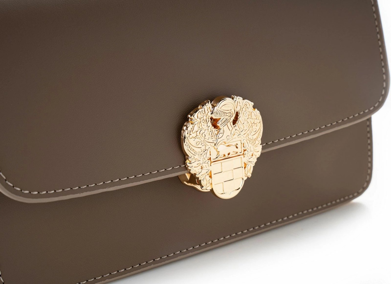 Çantë shpatulle, ngjyrë Dark Mink, Vince Camuto, Amore