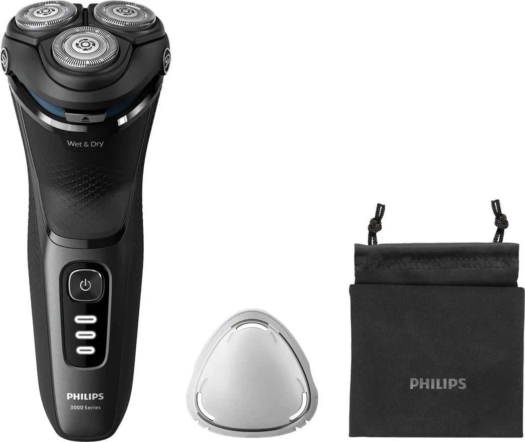 Makinë rroje Philips Shaver 3000 Series S3244/12, Wet & Dry, e zezë