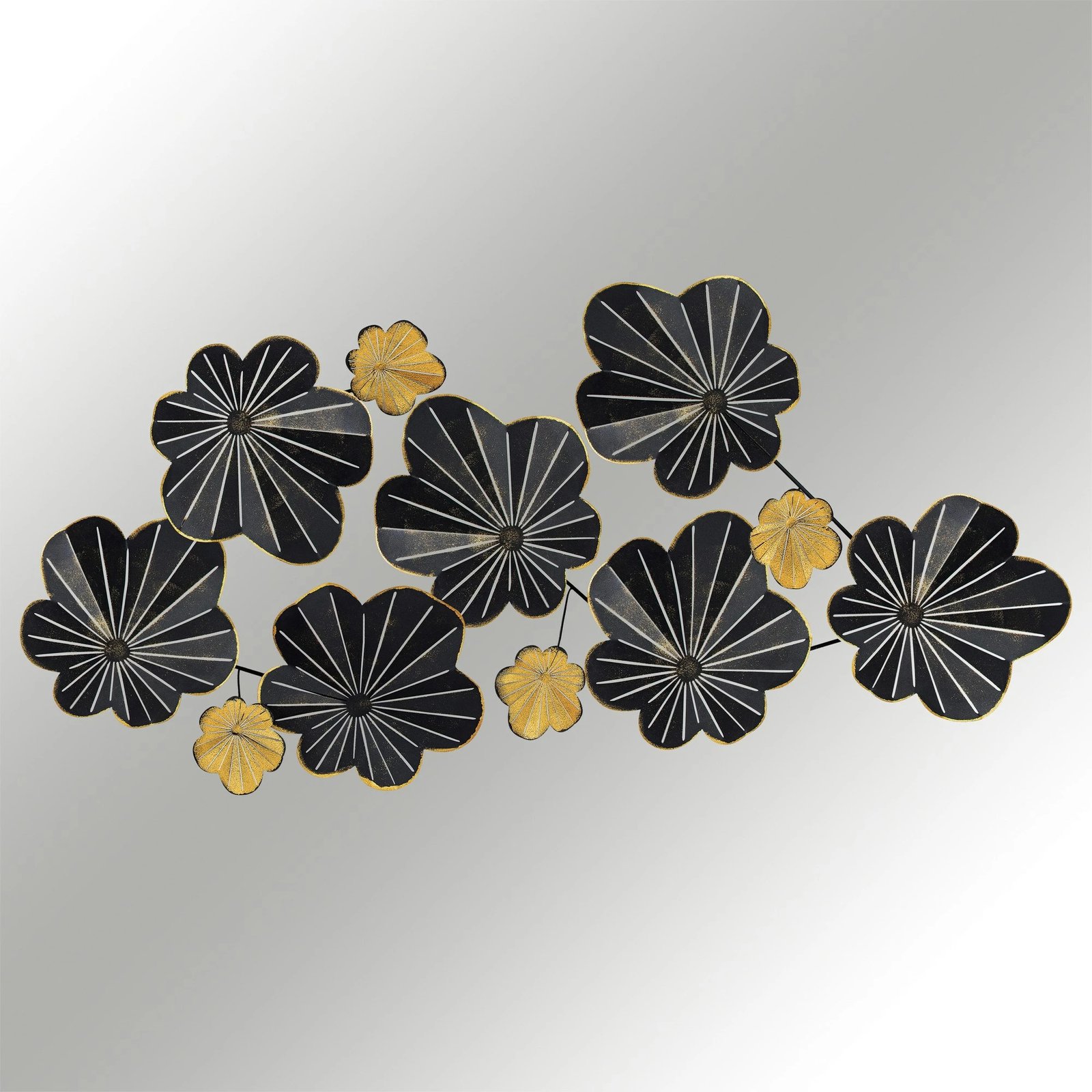 Aksesor dekorativ metalik për mur Wallity, Kadem, shumëngjyrësh