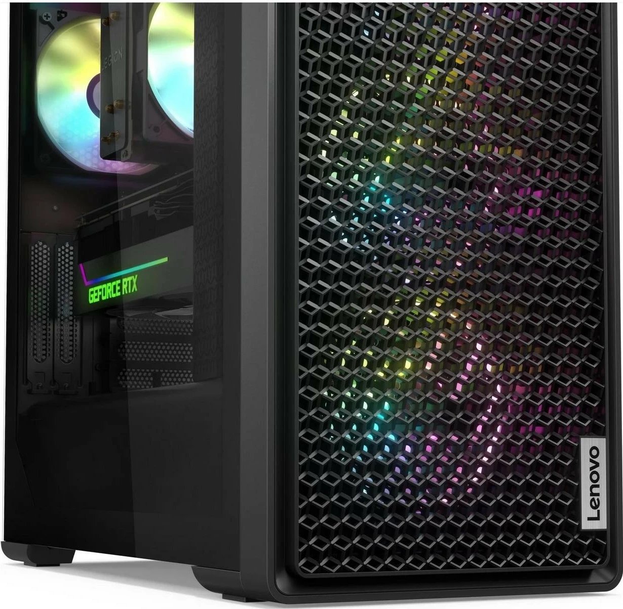 Kompjuter Lenovo Legion T7, Core i7-14700KF, RAM 64GB, SSD 2TB, RTX4080 SUPER, ngjyrë e zezë Kompjuter Lenovo Legion T7, Core i7-14700KF, RAM 64GB, SSD 2TB, RTX4080 SUPER, ngjyrë e zezë