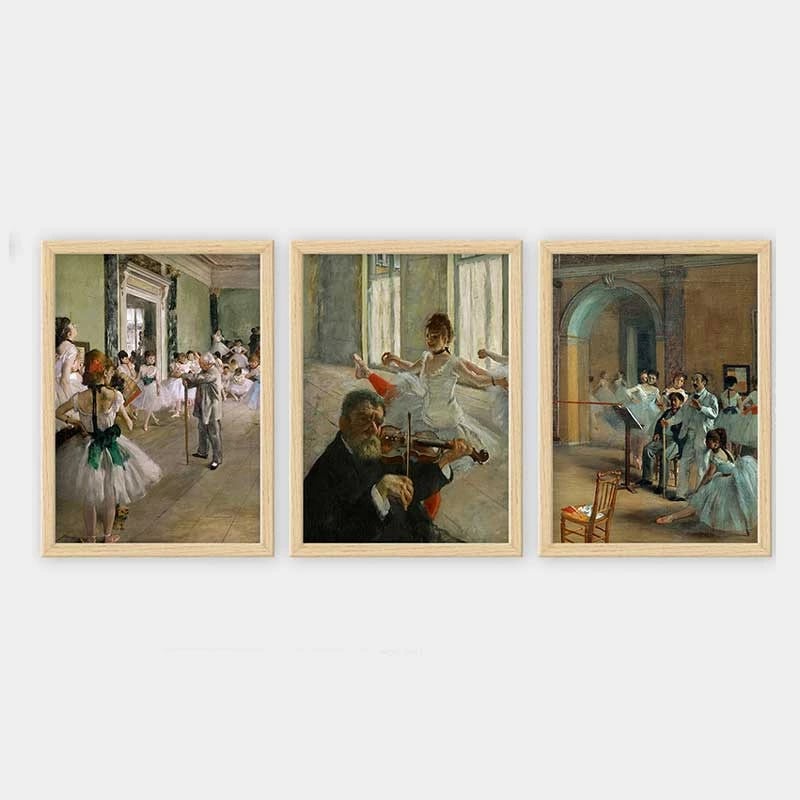 Pikturë dekorative me kornizë (3 copë), Wallity, 3NTC_UN1914103_3545