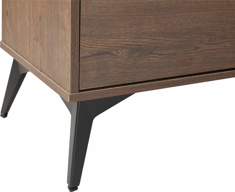 Komodë Nuez me 6 sirtarë, ngjyrë arre, 137x39x83