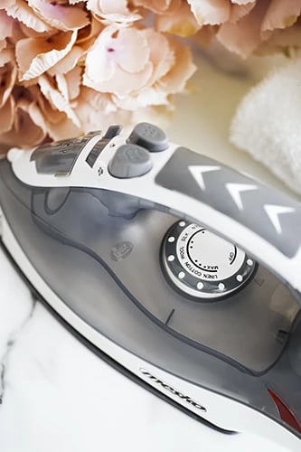 Hekur me avull, Mesko, 5037, 2800W, pllakë qeramike, depo uji 170 ml, gri