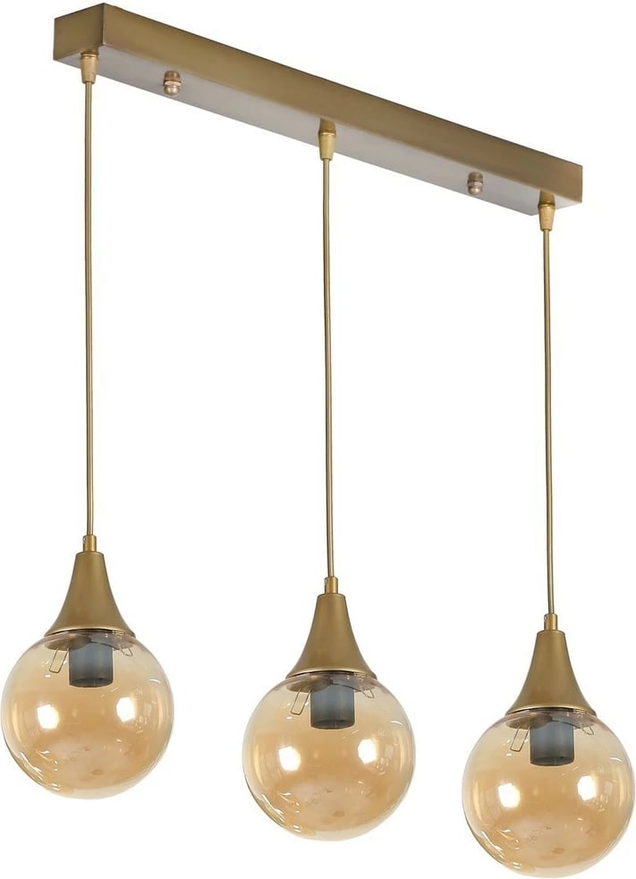 Llambadar Opviq, 8809-5, ngjyrë amber dhe ari