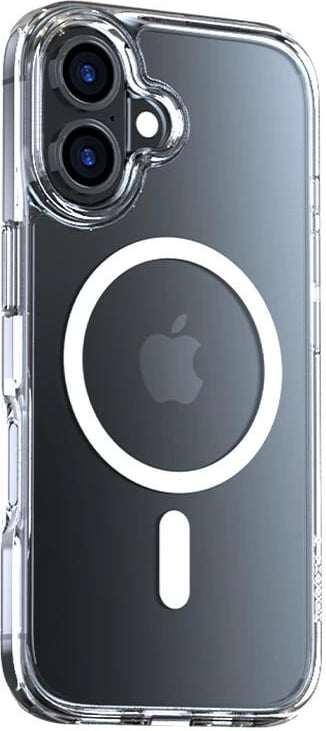 Mbështjellës Torras Diamond-Mag për iPhone 16, transparent