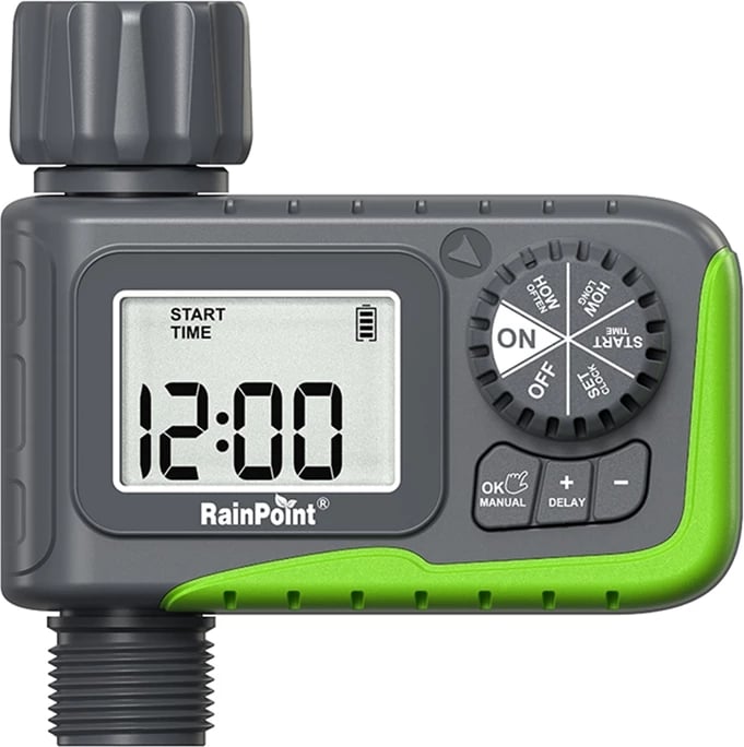 Kontrollues ujitje RainPoint ITV105, 1-zonë, LCD, IP65, Gri Kontrollues ujitje RainPoint ITV105, 1-zonë, LCD, IP65, Gri