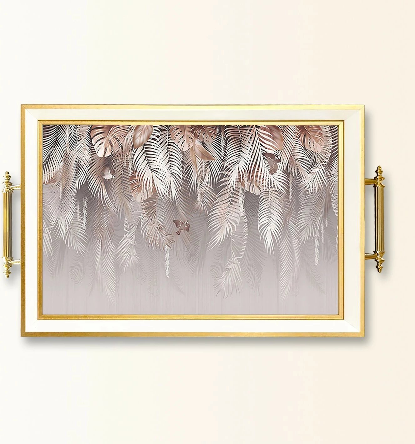 Tabaka qelqi shumëngjyrëshe Aberto Design, TPB9814, 50x29x3.5cm