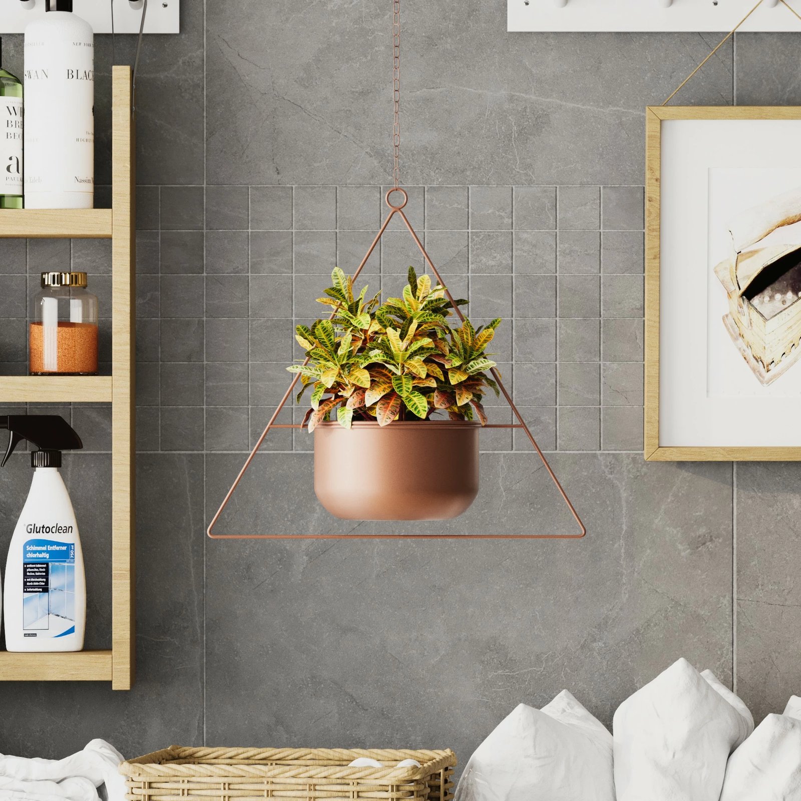 Vazo dekorative, ngjyrë bakri, Evila Originals, Harpusta