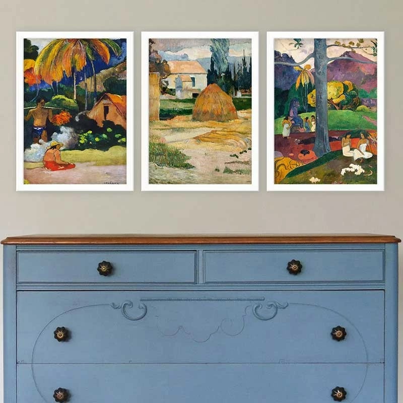 Pikturë dekorative me kornizë (3 copë), Wallity, 3BC_UN3897173_3545