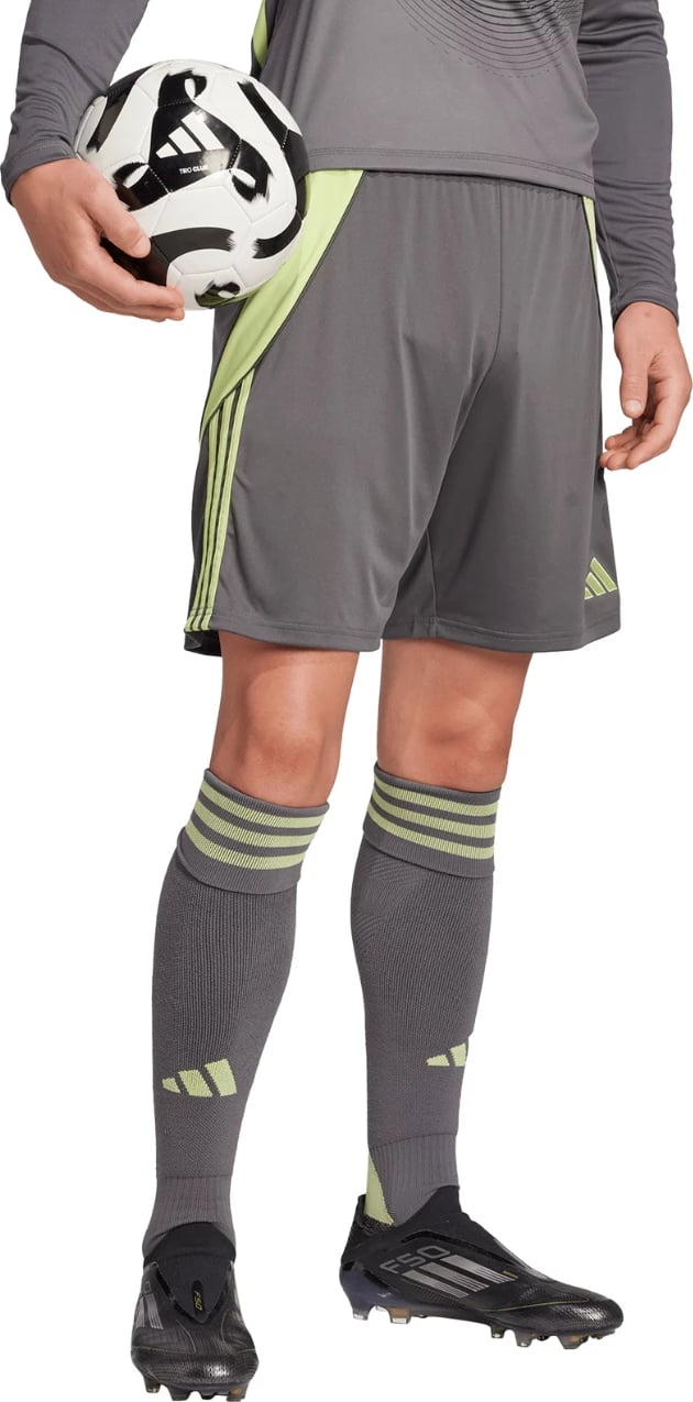 Shorce për meshkuj adidas, gri-lime