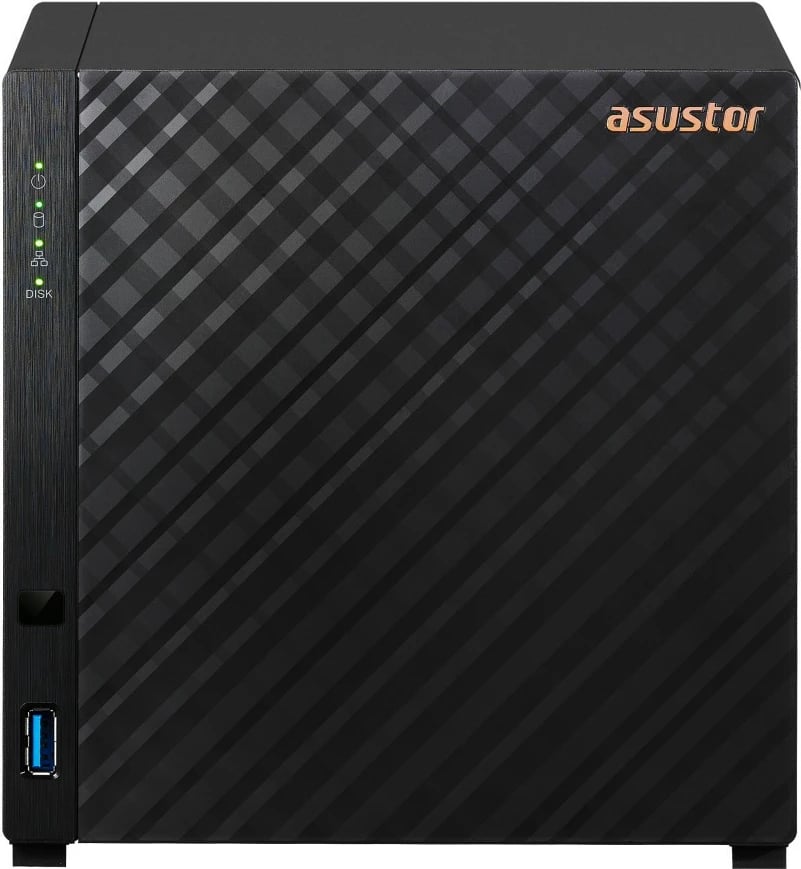 NAS Asustor AS1104T, ARM, 1 GB, DDR4, e zezë