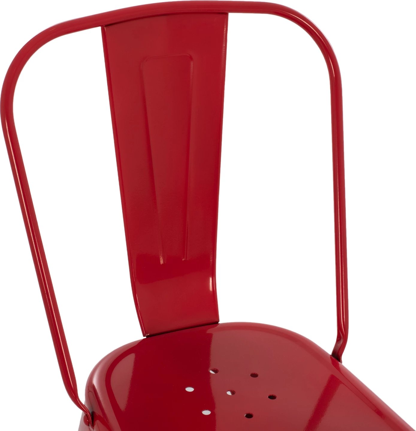 Karrige për ngrënie MELITA-PRO FH8641.44 metalike e kuqe 44x47x84.5Hcm