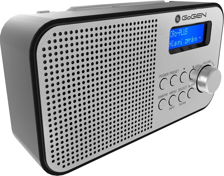 Radio e Portative me FM/DAB+ LCD dhe Alarm GOGEN GOGDAB300N