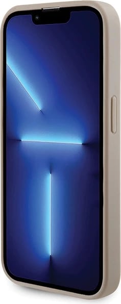 Mbështjellës Guess GUHCP15XPS4DGPD për iPhone 15 Pro Max 6.7", hardcase, Strass Metal Logo, ari