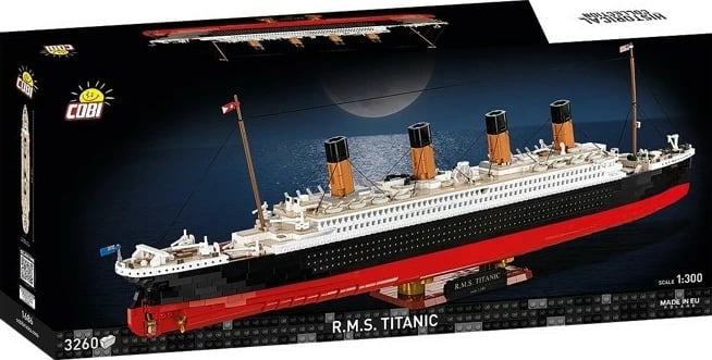 Set blloqesh ndërtimi Cobi Titanic COBI-1686, 3260 pjesë, Historical Collection, 91 cm