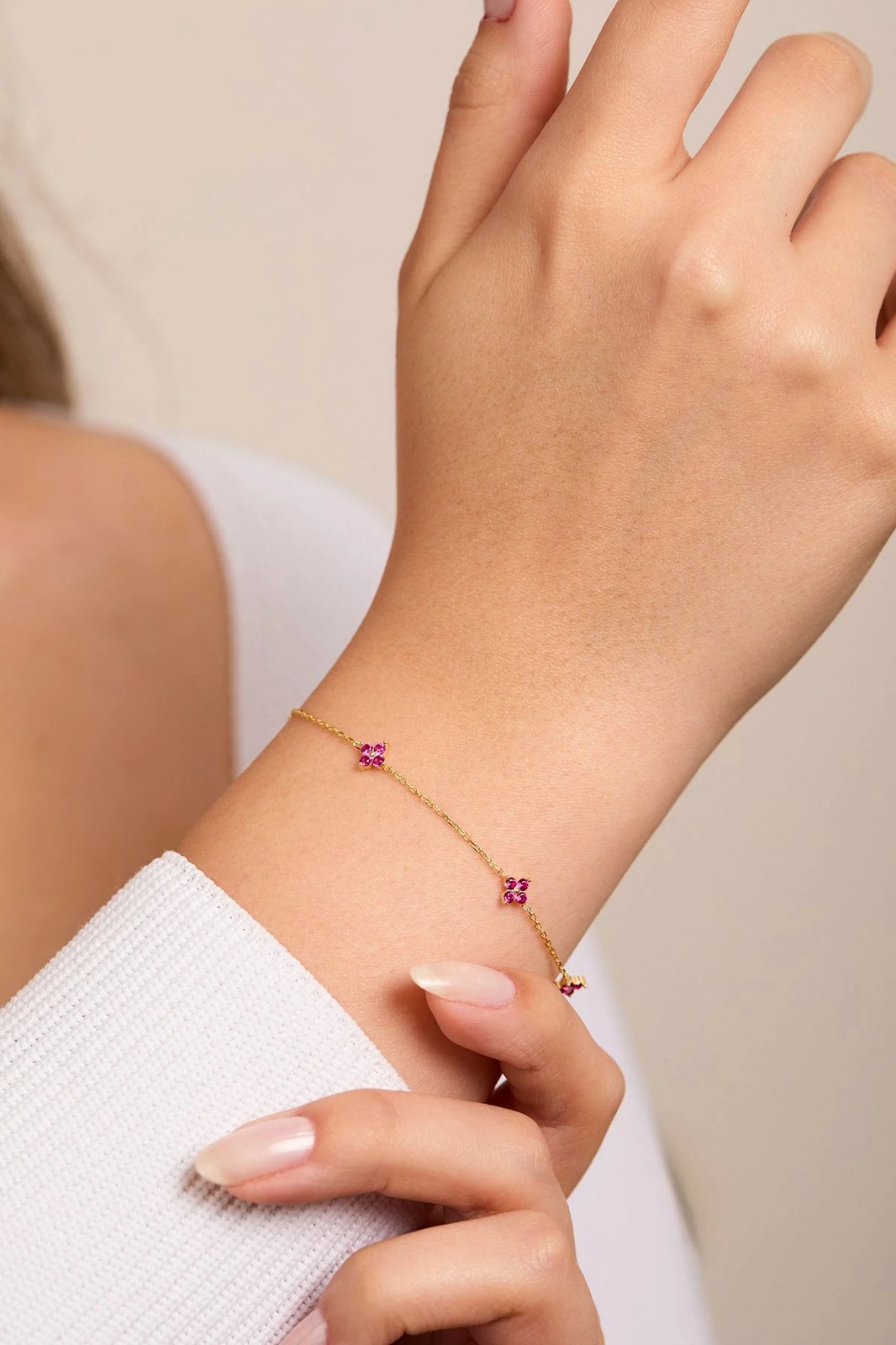 Byzylyk argjendi Elika Silver, ngjyrë ari, ELKSLVR7701A