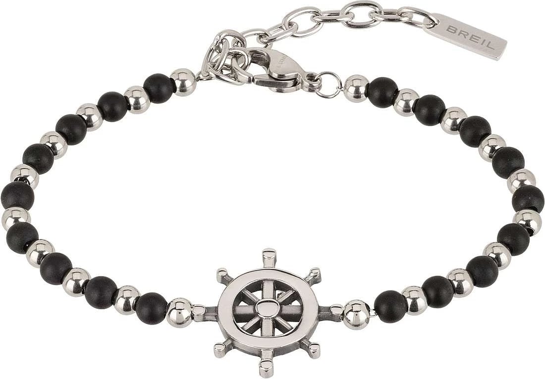 Byzylyk për meshkuj BREIL JEWELS TJ2408, argjendtë/zi