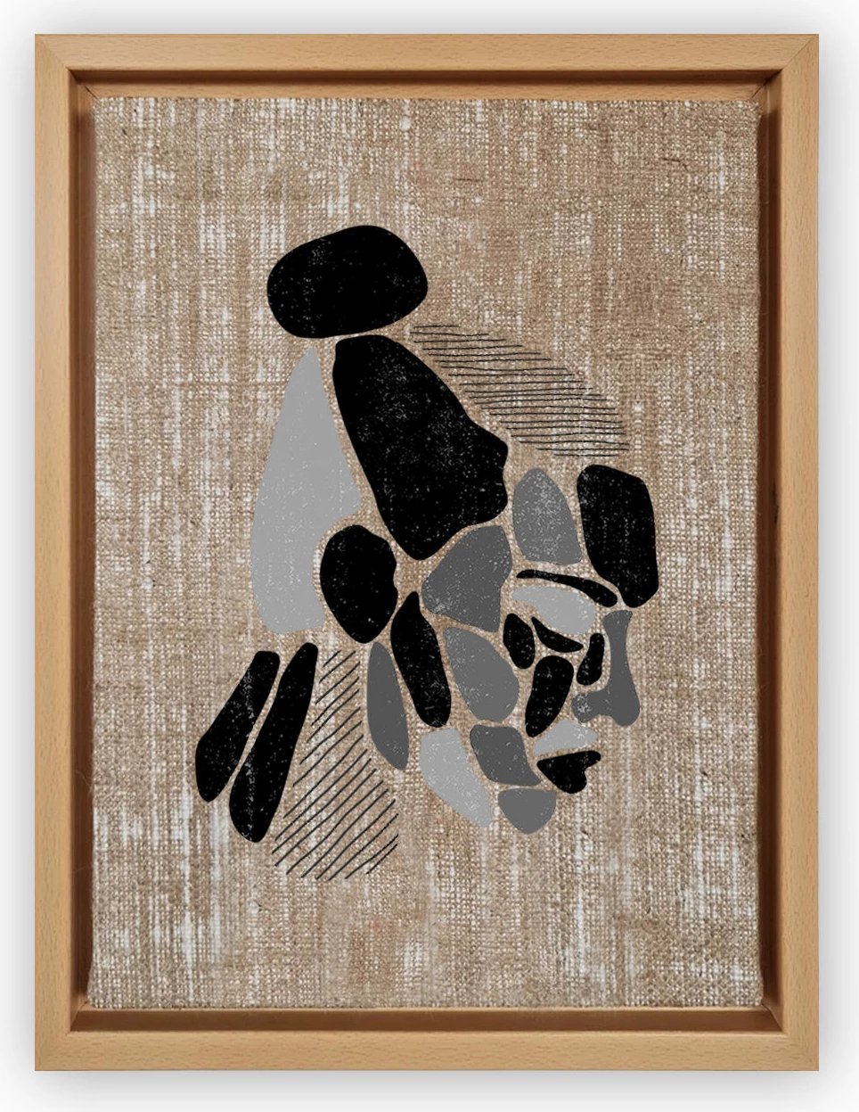 Pikturë dekorative në kanavacë, shumëngjyrëshe, Wallity, LNJ51927857011 - 66x96cm