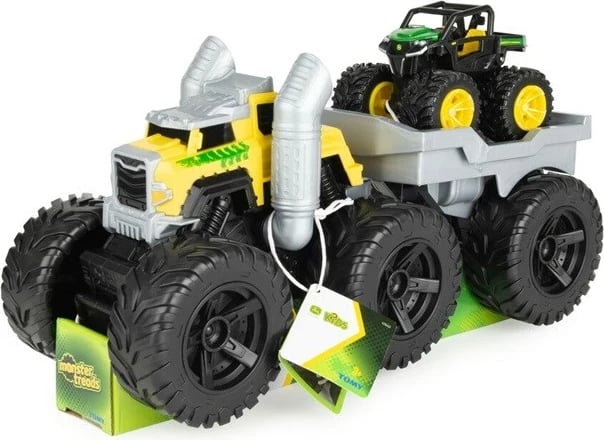 Set kamion monster truck TOMY, 47640, Verdhë