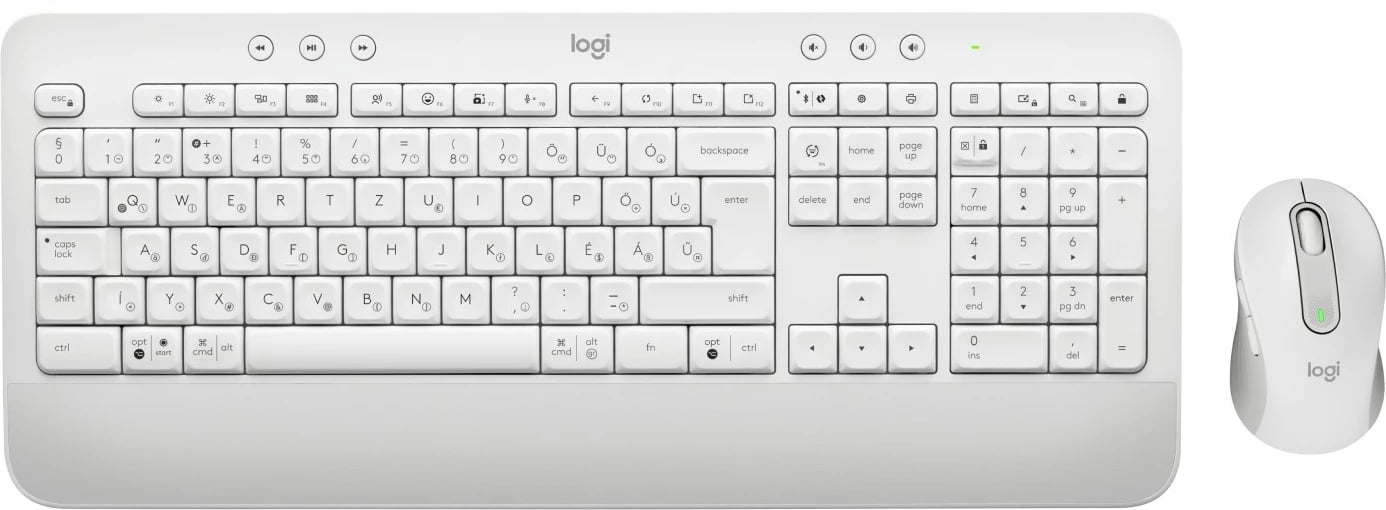 Kasë tastierë me maus Logitech Signature MK650 Combo for Business, wireless, Bluetooth, QWERTZ, e bardhë