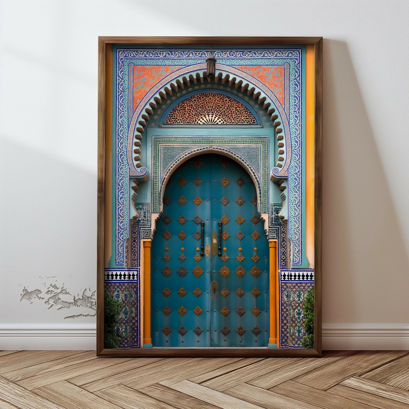 Pikturë dekorative me kornizë MDF, shumëngjyrëshe, Wallity, GE119-L