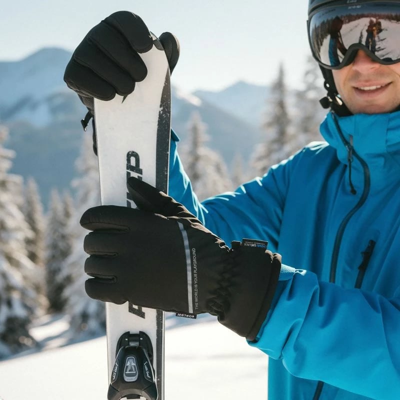 Doreza dimri Meteor, unisex, të zeza