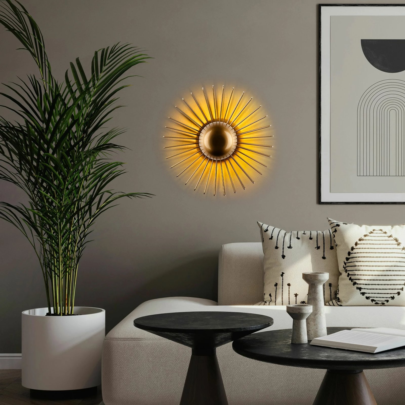 Llambë muri Opviq Kaya, ngjyrë ari, 15231 - M