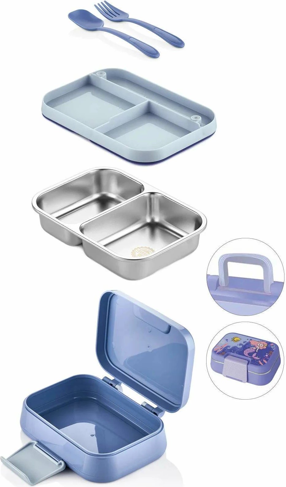 Kutia për drekë, ngjyrë vjollcë, Hermia Concept, MCH0011228