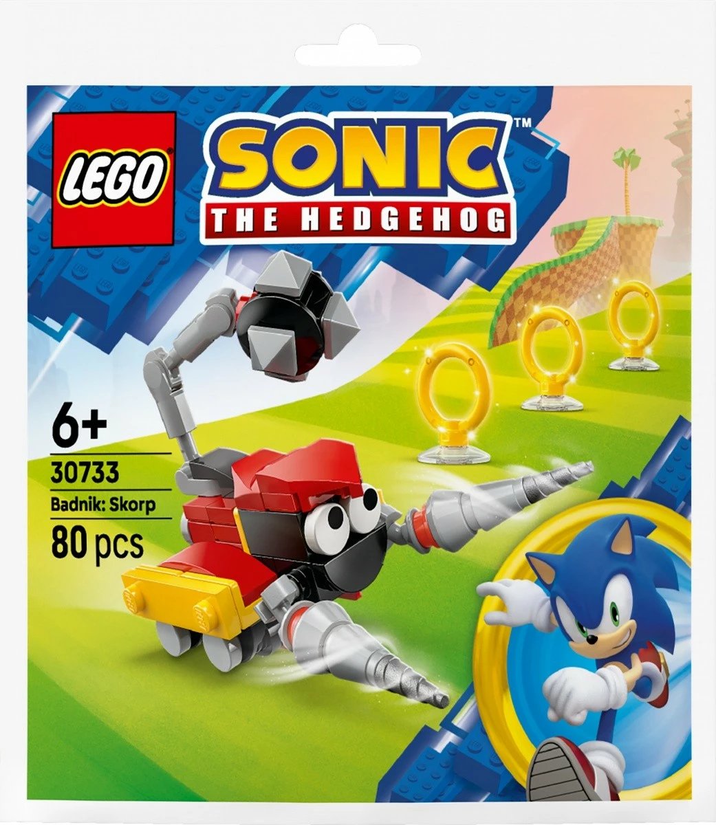 Set ndërtimi LEGO Sonic the Hedgehog 30733 Badnik: Skorp, 80 pjesë, 6+