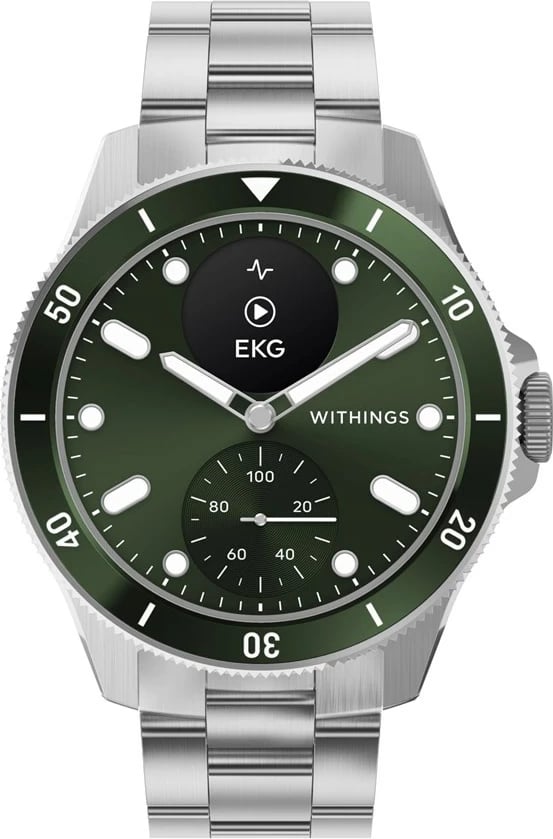 Smartwatch Withings Scanwatch Nova me EKG dhe matje të pulsit, Gjelbër