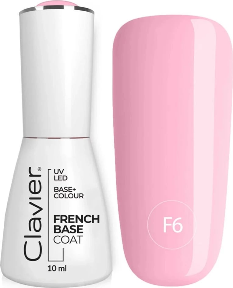 Bazë hibride ngjyrë për thonj Clavier Luxury French Base F6 Marshmallow 10ml