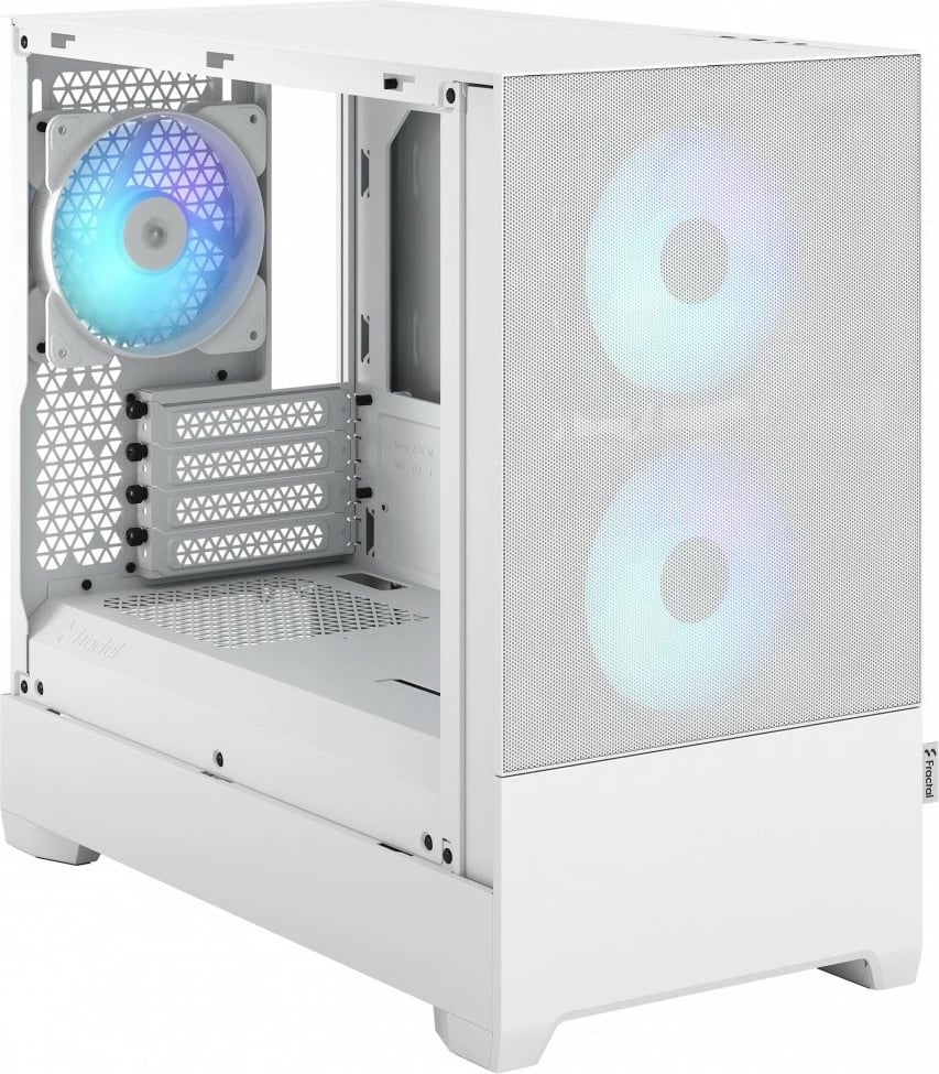 Kasë Fractal Design Pop Mini Air TG Clear Tint RGB, e bardhë