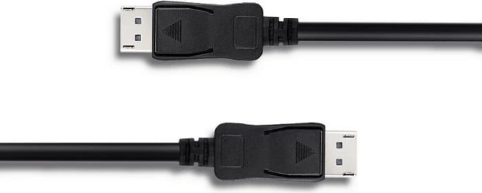 Kabllo DisplayPort 1.4 Qoltec 50587, 2m, e zezë