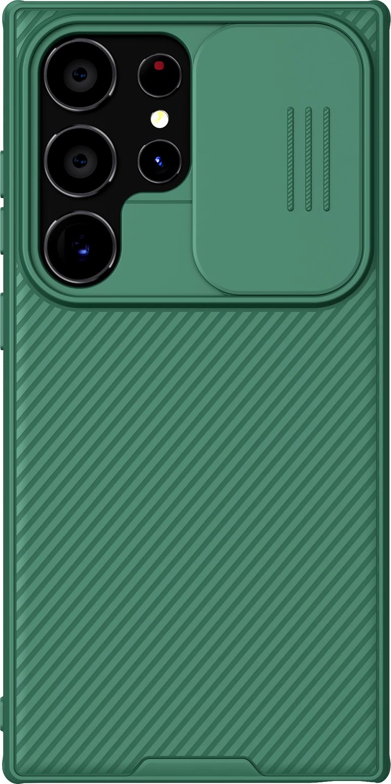 Mbështjellës Nillkin CamShield Pro për Samsung Galaxy S24 Ultra, i gjelbër
