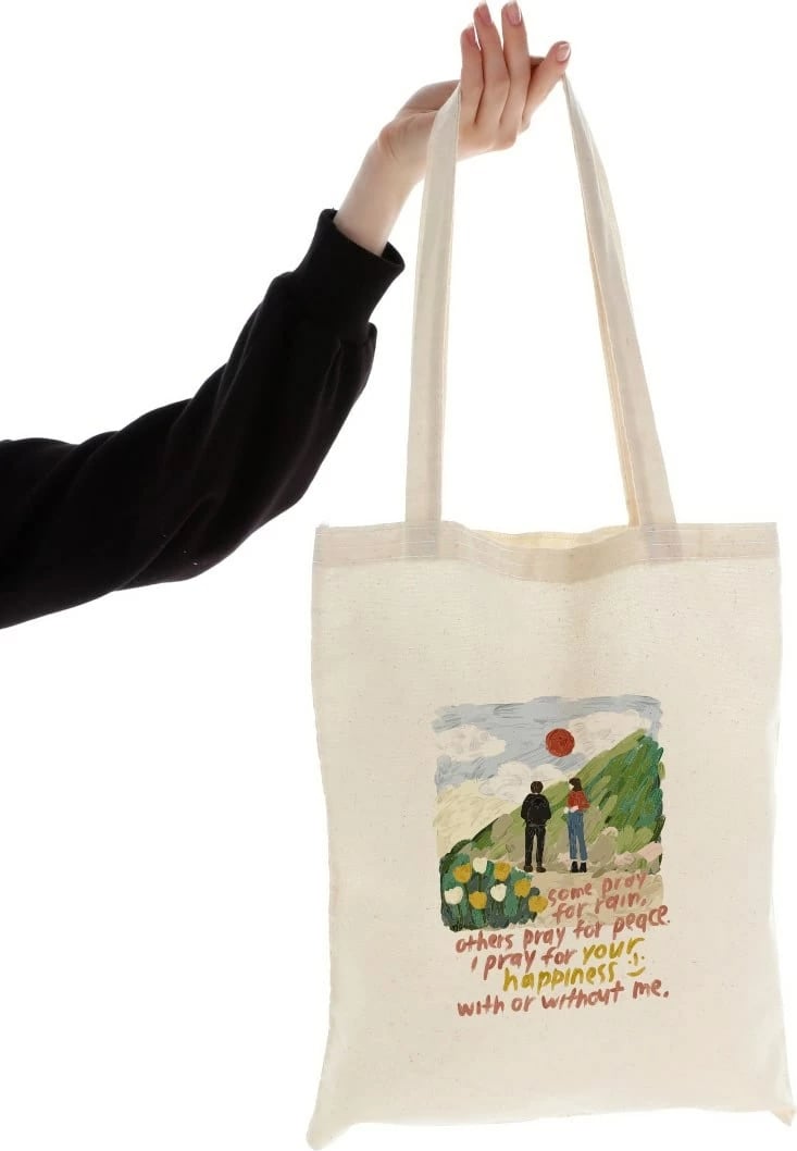 Torbë Tote Zoozie Bags, krem, 0374