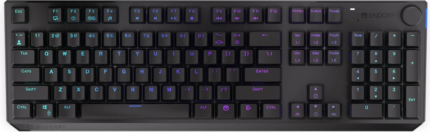 Tastierë Endorfy Thock, Wi-Fi, e zezë