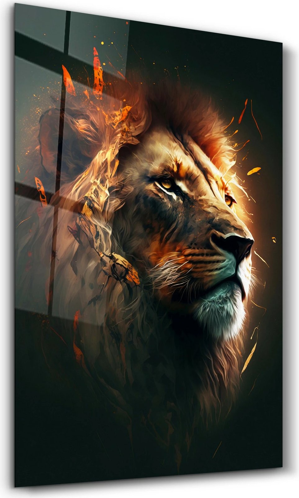 Pikturë dekorative prej xhami të temperuar, Wallity SPR-1291, 46x72cm