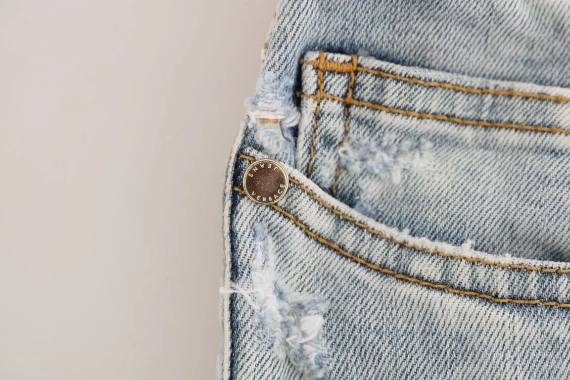 Xhinse për femra Versace Jeans, të kaltërta