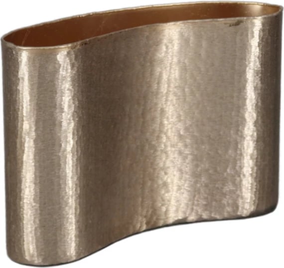 Vazo MARGO, alumin, ngjyrë ari, 29x9x20cm