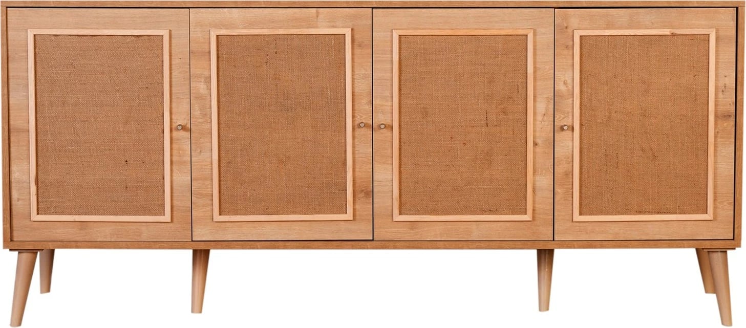 Konsol Skye Decor, jute, ngjyrë lisi