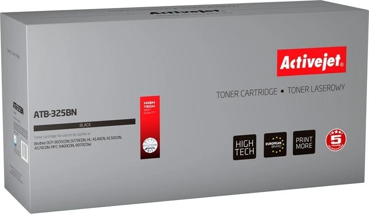 Toner zëvendësues Activejet ATB-325BN për printer Brother, i zi