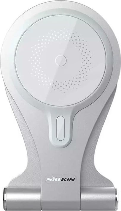 Mbajtës dhe karikues wireless Nillkin NKT11, 15W, MagSafe, argjendtë