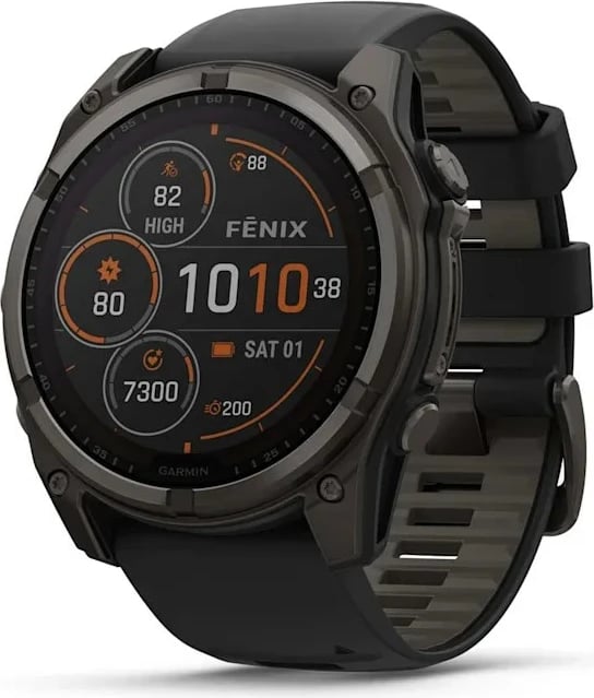 Smartwatch Garmin fenix 8, 51 mm, 32 GB, Titanium, i zi
