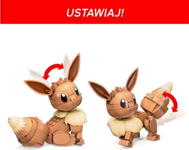 Set ndërtimi Mega Bloks Pokémon Eevee GKY95/HDL84, 215 pjesë